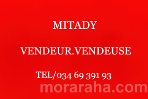 MITADY VENDEUR /VENDEUSE 