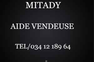 MITADY AIDE VENDEUSE 