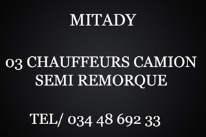 MITADY 03 CHAUFFEURS SEMI REMORQUE 