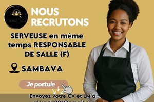 MITADY SERVEUSE EN MEME TEMPS RESPONSABLE DE SALLE 