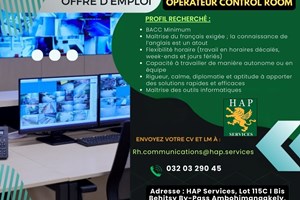 MITADY OPERATEUR CONTROL ROOM