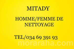 MITADY HOMME ET FEMME DE NETTOYAGE 