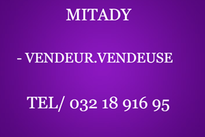 MITADY VENDEUSE/VENDEUR