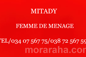 MITADY FEMME DE MENAGE 