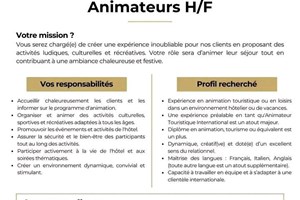 MITADYANIMATEURS H/F 