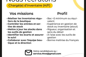 MITADY CHARGEE INVENTAIRE 