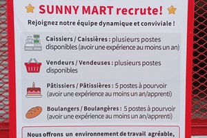 MITADY VENDEURS/VENDEUSES/CAISSIERS/CAISSIERERS