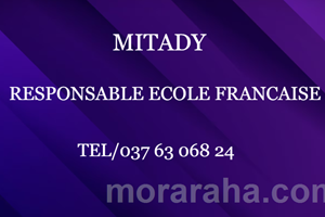 MITADY RESPONSABLE ECOLE FRANCAISE 