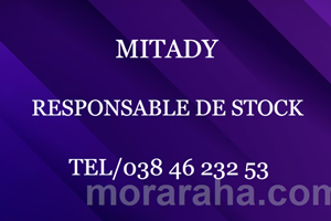 MITADY RESPONSABLE DE STOCK 