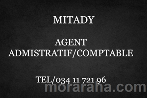 MITADY AGENT ADMISTRATIF/AIDE COMPTABLE 