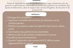 MITADY INGENIEUR AGRO ALIMENTAIRE 