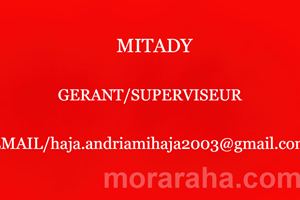 MITADY GERANT/SUPERVISEUR 