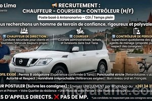 MITADY CHAUFFEUR/COURSIER/CONTROLEUR 