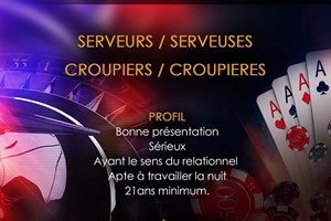 HOTEL CARLTON MITADY SERVEURS/SERVEUSES/GROUPIERS/GROUPIERES