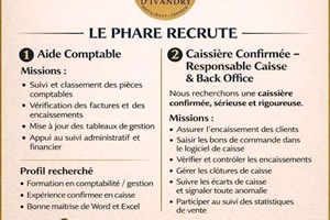 MITADY AIDE COMPTABLE/RESPONSABLE CAISSE BACK OFFICE 