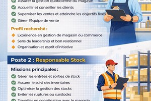 MITADY RESPONSABLE STOCK / RESPONSABLE MAGASIN 