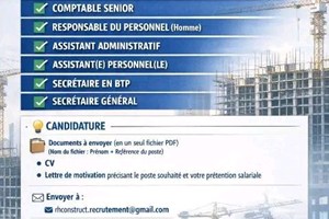 MITADY INGENIEUR EN BTP/SECRETAIRE EN BTP/ASSISTANTE PERSONNELLE