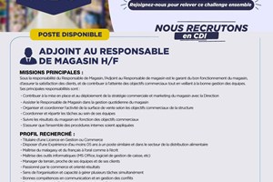 MITADY RESPONSABLE MAGASIN 