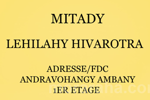 MITADY LEHILAHY HIVAROTRA 
