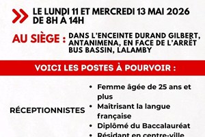 MITADY RECEPTIONNISTES/AIDE CUISINIERS