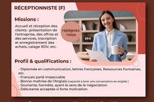 MITADY RECEPTIONNISTE 