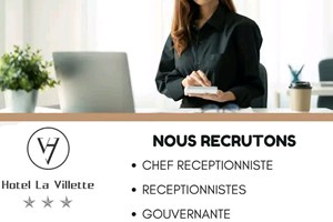 MITADY RECEPTIONNISTE/CHEF RECEPTIONNISTE/GOUVERNANTE 