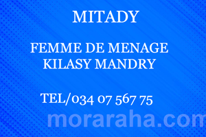 MITADY FEMME DE MENAGE KILASY MANDRY 