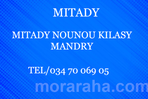 MITADY NOUNOU KILASY MANDRY 