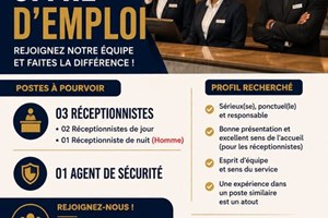 MITADY RECEPTIONNISTE 03/AGENT DE SECURITE 11