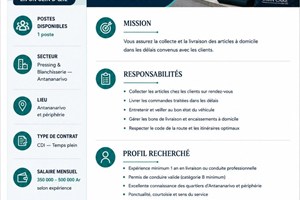MITADY CHAUFFEUR LIVREUR 